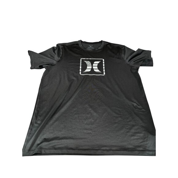 Hurley Mens Performance Black T-Shirt Size XL With UPF 50+ Protection - Picture 6 of 10
